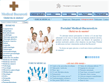 Tablet Screenshot of medical-bucuresti.ro